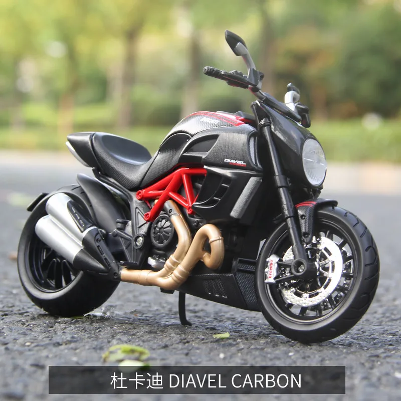 Оригинальная Авторизованная модель мотоцикла Maisto 1:12 Ducati the Great Devil коллекционная