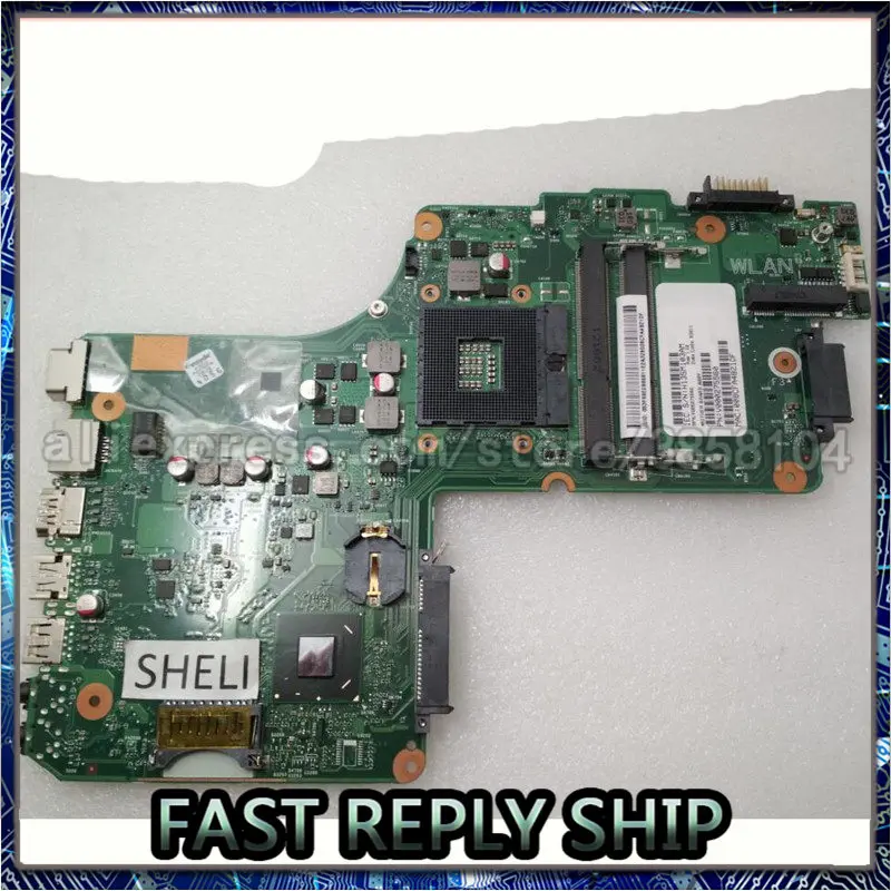 SHELI для ноутбука Toshiba L855 C850 C855 материнская плата 6050A2541801-MB-A02 V000275560 | Компьютеры и