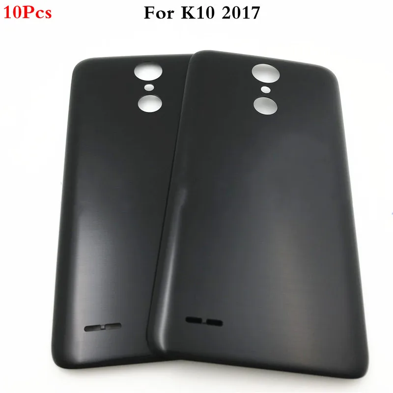 

10 шт./лот оригинальный новый для LG K10 2017 M250 M250N M250E M250DS корпус аккумуляторная крышка Задняя панель дверь с NFC + логотип