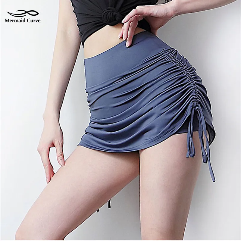 Русалка изогнутая Новинка Двусторонняя бандаж сексуальные женские шорты для