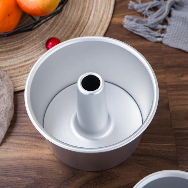 Круглый шифоновый тост для торта со съемным дном полый дымоход форма DIY