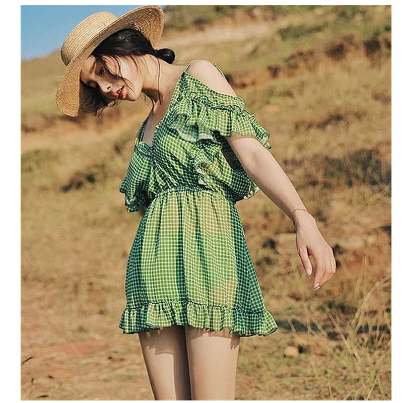 Женский купальник пуш ап 2018 красный Танкини с принтом женский костюм из 3