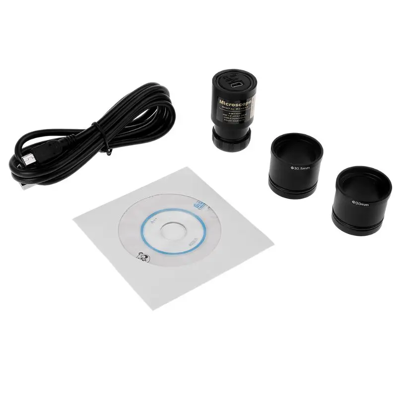 

HD CMOS 2.0MP USB Electronic Eyepiece Microscope Camera Mounting Size 23.2mm with Ring Adapters 30mm 30.5mm