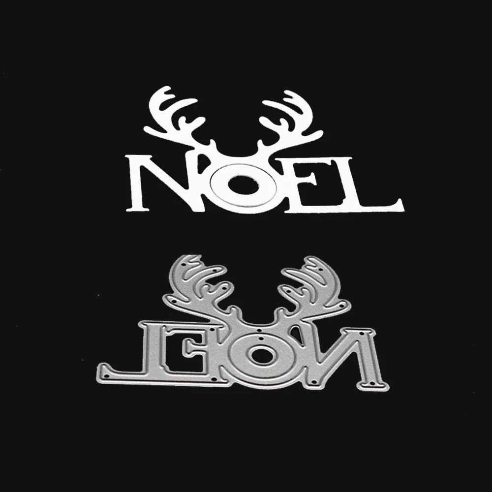 Металлические Вырубные штампы горы лось сосна трава рамка тиснение трафарет для