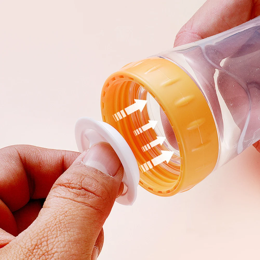 

Baby Squeeze Rice Cereal Bottle Portable And Convenient Baby Rice Cereal Spoon Soft And Safe Silicone Food Supplement Tableware