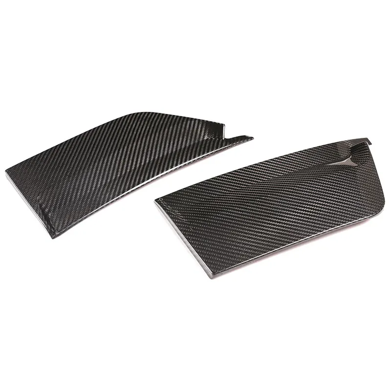 Настоящее углеродное волокно b-столб украшение для стекла автомобиля крышка