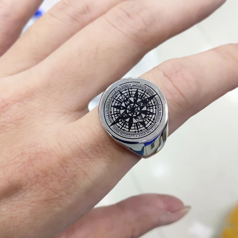 Новинка 2020 деловое модное серебряное кольцо для мужчин и женщин в стиле OL с