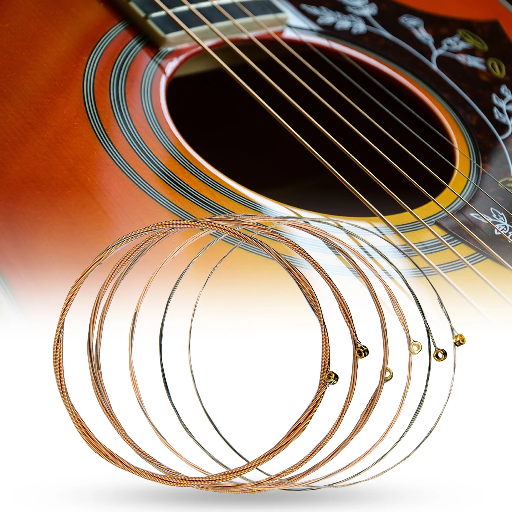 3Sets Phosphor Bronze Acoustic Strings E B G D A (.011-.052) Guitar Parts Tone And Comfortable Playability | Спорт и развлечения