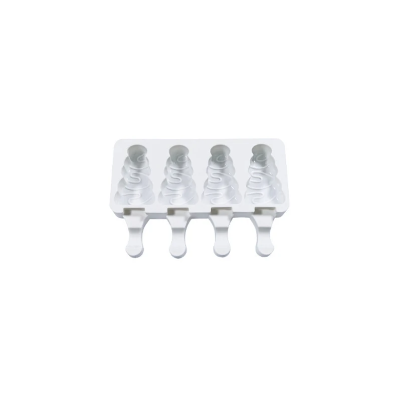 

4/8 Cavities Mold Silicone Ice-Pop Lolly Mould Homemade DIY Ice Cream Maker Easy Release
