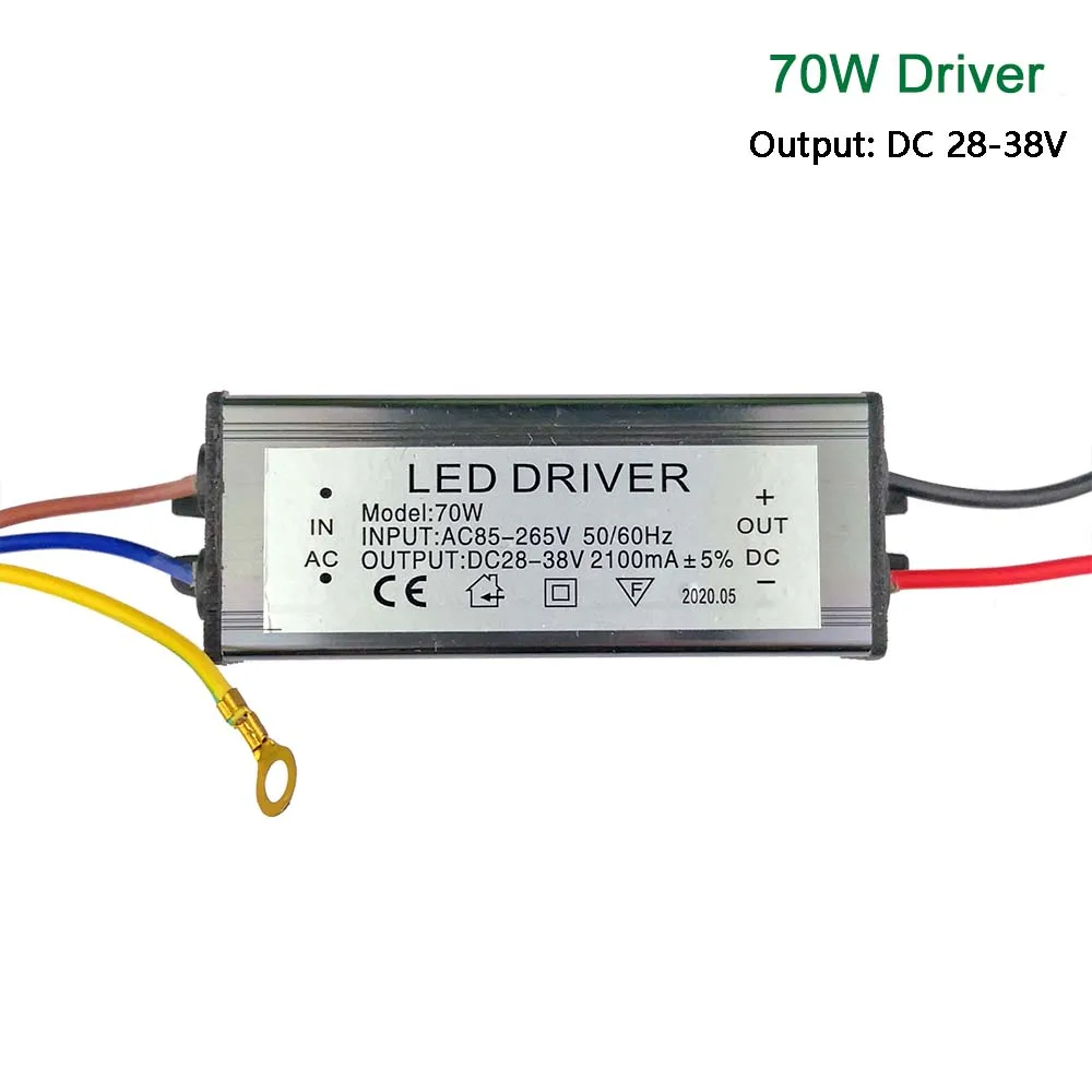 Led Driver 10w 20w 30w 50w 70w 100w Waterproof IP65 Power Supply Adapter Transformer Constant Current AC85-265V to DC 3V 12V 36V images - 6