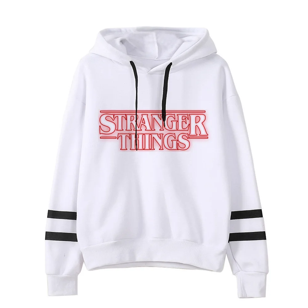 model 9 Stranger Things Hoodie Woman Hooded Hoodies Kpop Sweatshirts Kawaii Korean Oversized Harajuku Hip Hop Hoodie Sweatshirt Men - Цвет: model 9