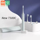 Xiaomi Sonic электрическая зубная щетка T500C Беспроводная перезаряжаемая Водонепроницаемая ультразвуковая зубная щетка Mijia для работы с приложением Mijia Oral chean