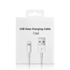 Оригинальный USB-кабель 1 м, 2 м для iPhone, зарядный кабель 12, 11 Pro, XS, MAX, X, XR, 8, 7, 6, 6S Plus, кабель для iPhone, зарядное устройство с розничной коробкой