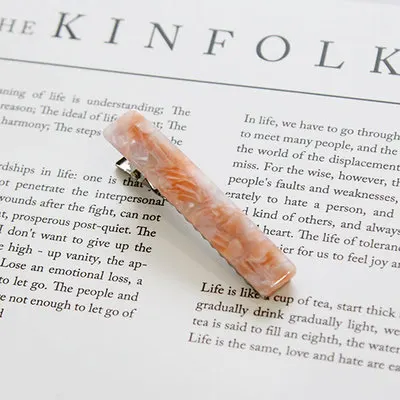 Заколки квадратной формы шпильки для волос женская заколка с золотой проволокой