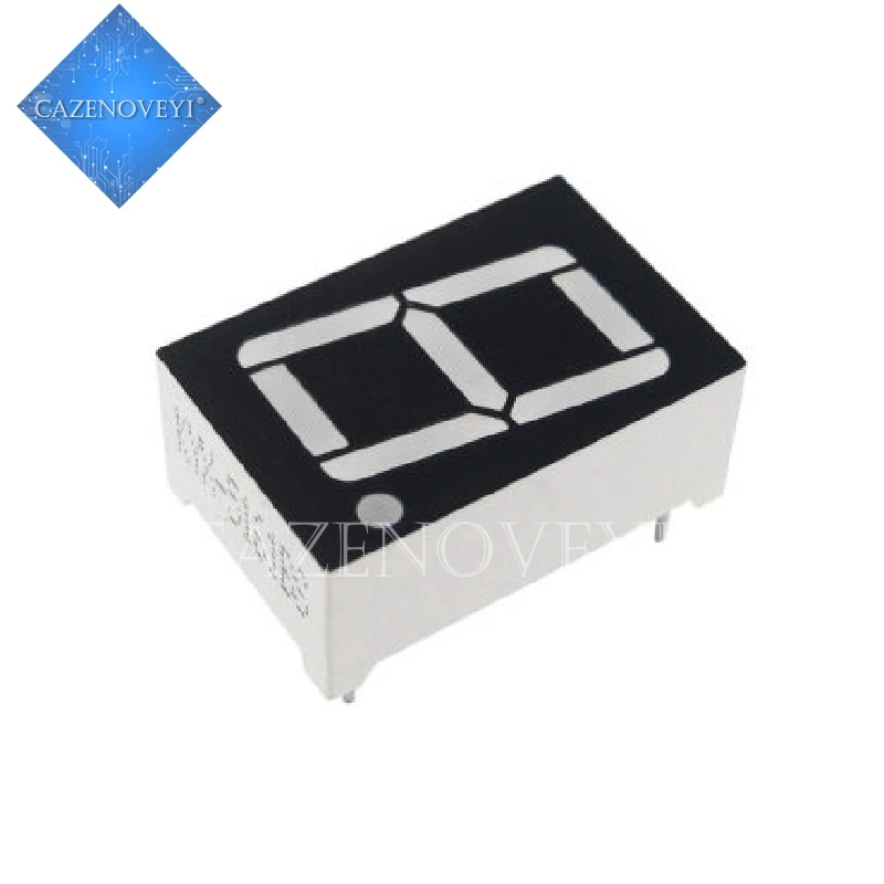 5 шт. / Лот 7 сегментов 0 56 общая катодная 1 бит цифровая трубка дюйма дюйма. Красный