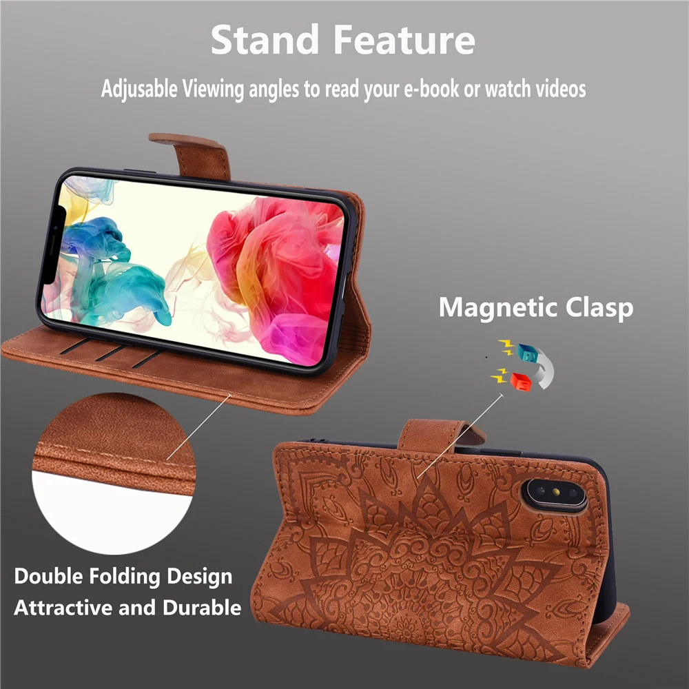 Note 10 Case for Samsung Galaxy A20 A30 Book A40 A50 A70 A80 A10 Cover Note10 Plus Leather Wallet 3D Pattern Skin Touch PU Shell | Мобильные