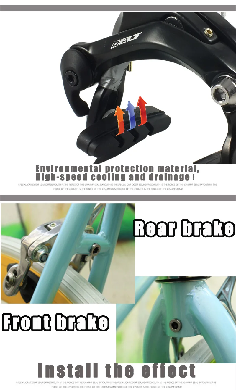 Фиксированная Шестерня велосипеда тормоза C суппорт 47 57 мм Дорожный велосипед
