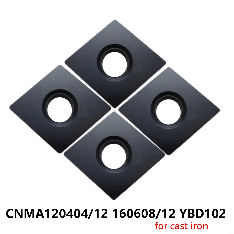 

Original CNMA 120404 CNMA120404 CNMA120412 CNMA160608 CNMA160612 YBD102 Turning Tool Lathe Cutter Carbide Inserts for Cast Iron