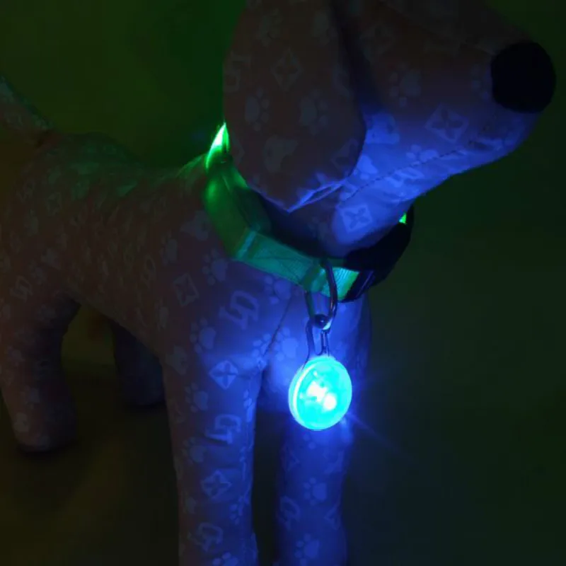 

Dog Brand Bells Dog Luminous Pendant Pet Night Walking Dog Artifact Luminous Light Teddy Identity Brand Cat Pendant