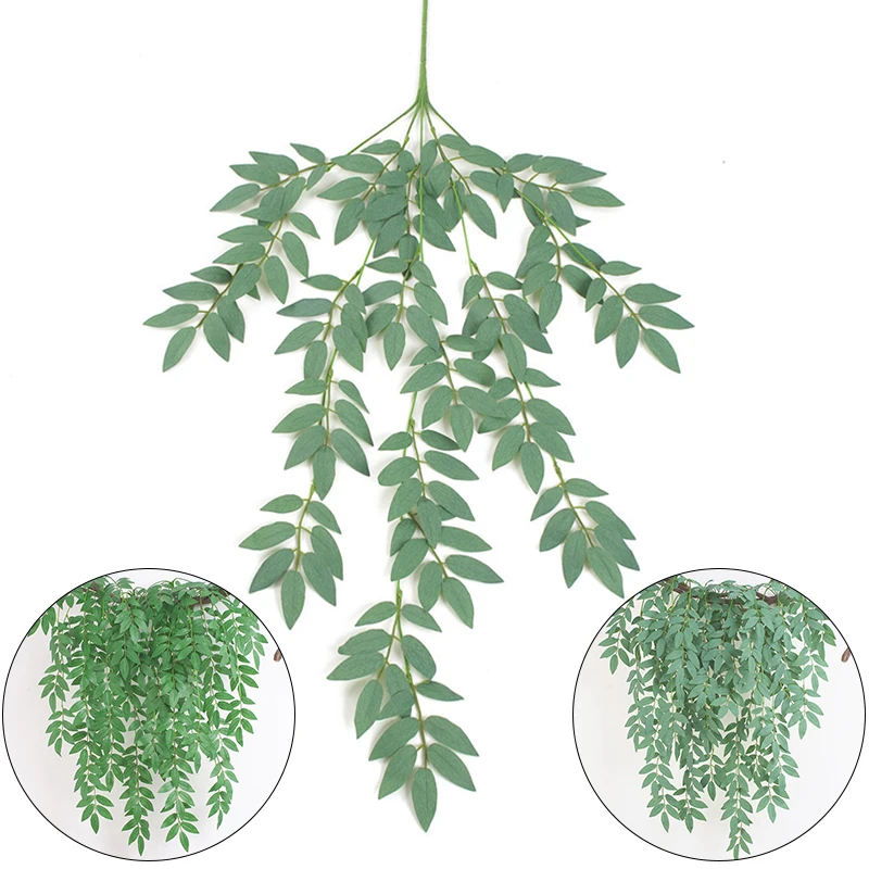 

Artificial Hanging Wall Fake Cloth Flower Rattan Plant Party Hanging Decorations