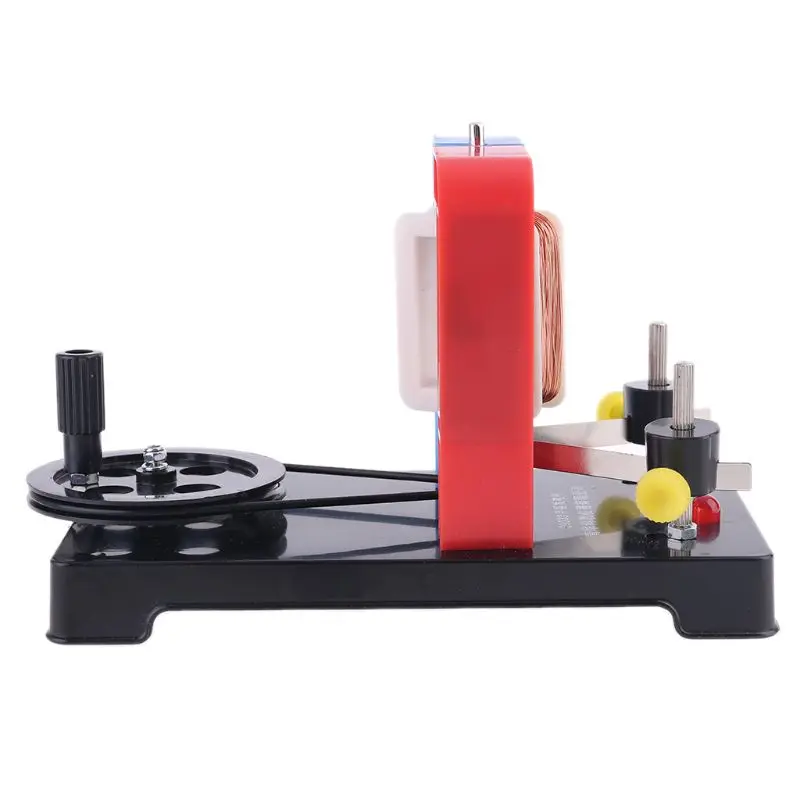 DIY ручной генератор электроэнергии модель генератора Faraday эксперимент