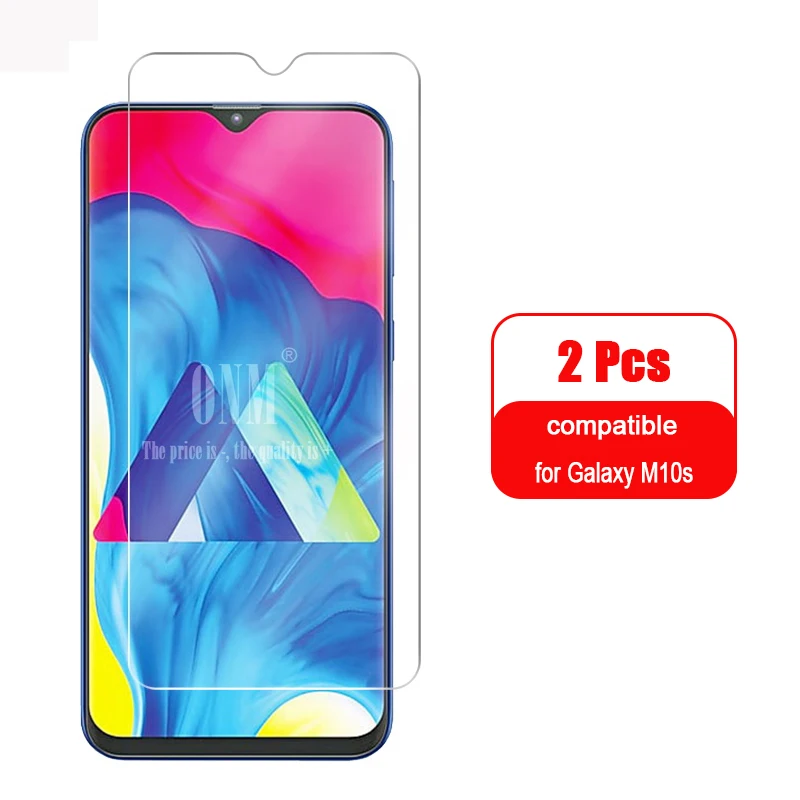 2 шт закаленное стекло для samsung Galaxy M10 M20 M30 M40 защитное стекло 2.5D 9H закаленное стекло для samsung M10s M30s пленка - Цвет: For Galaxy M10s
