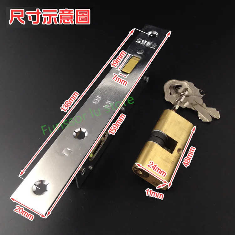 Задний фон с изображением железных ворот/раздвижные двери крюк замок медный для