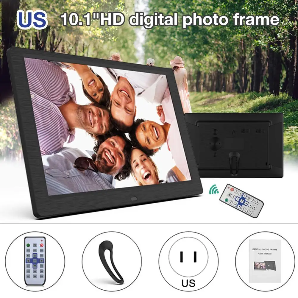 10 дюймовая цифровая фоторамка с дистанционным управлением 1280x800 IPS полный Дисплей