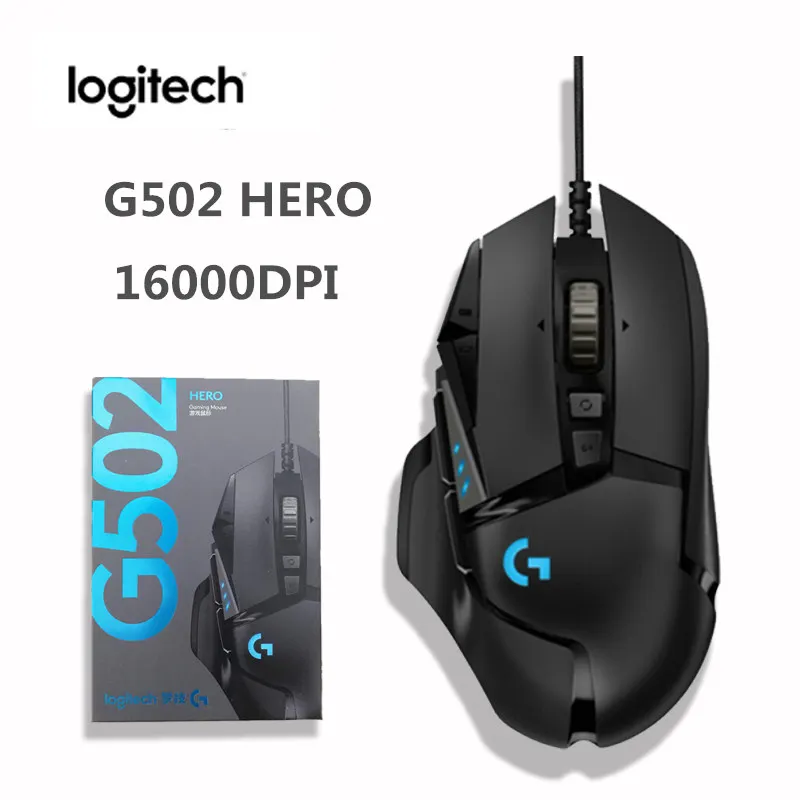 Игровая мышь Logitech G502 Hero проводная 16000DPI высокая производительность игровая для