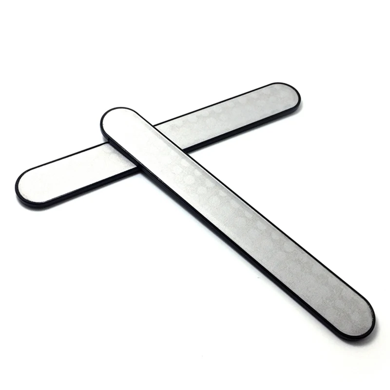 1 шт. стальные пилочки для ногтей Высококачественные закругленные полированные