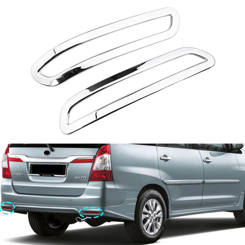 Аксессуары для Toyota Innova 2016 2019 Автомобильный задний противотуманный светильник 2