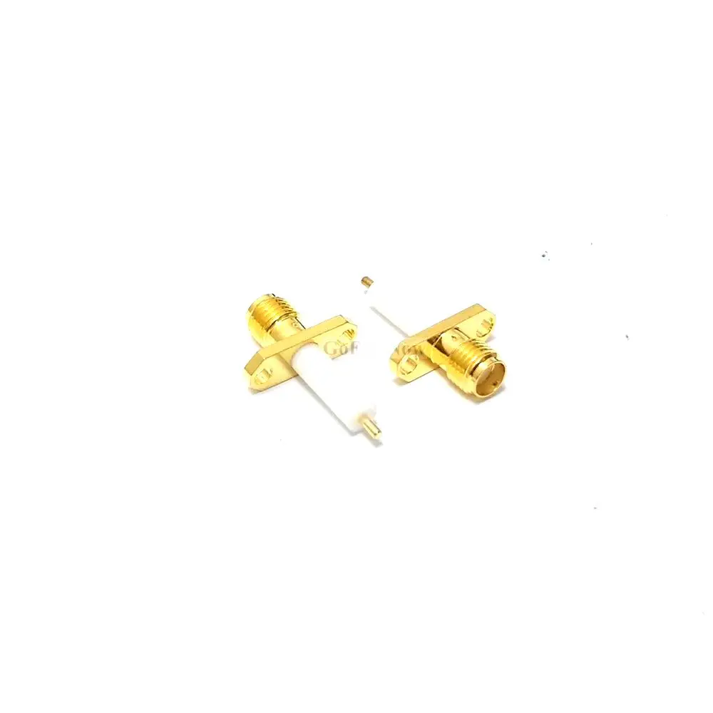 10 шт. RF коаксиальный SMA Гнездовой ромб с 4 отверстиями/2 отверстиями фланец 12 мм