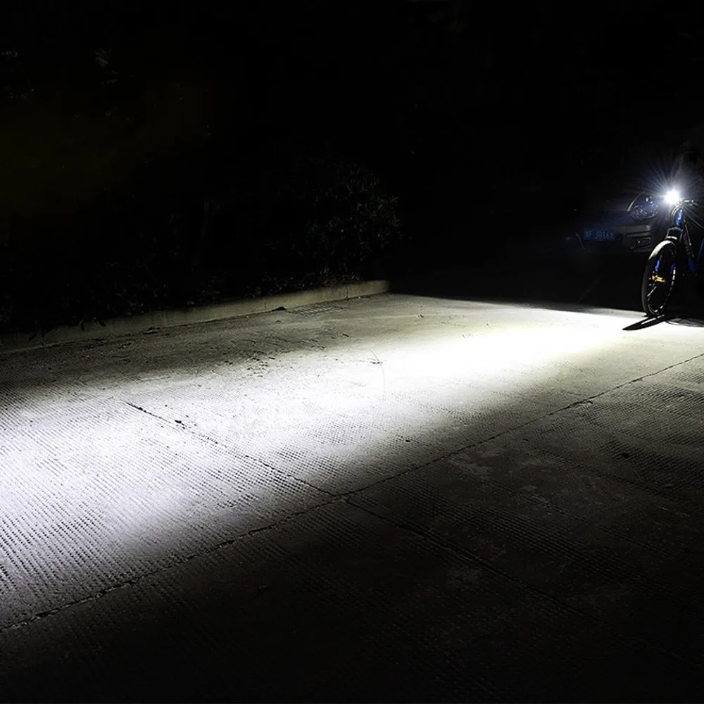 

Cob Led Bicycle Bike Light Front Rear Tail Helmet Flashlight Lamp 6 Modes Aaa Easy Installation Rain Water Proof Bicycle Light