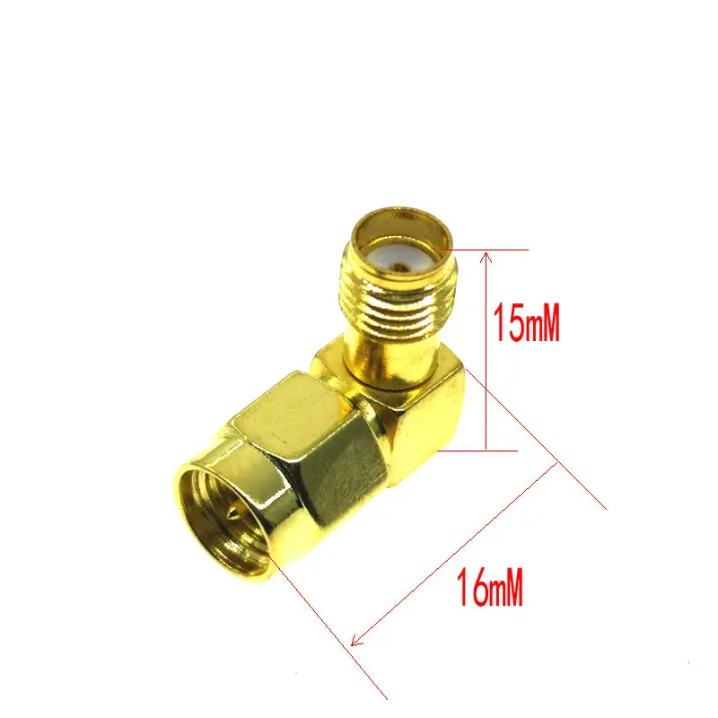 5 шт./лот коннектор SMA под углом 90 градусов правоугольный адаптер штекер гнездо