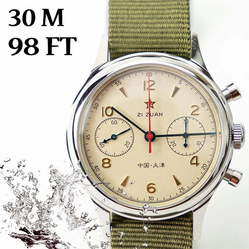 Для Мужчин's Чайка двигаться мужчин t 1963 часы с хронографом Механические для п 38