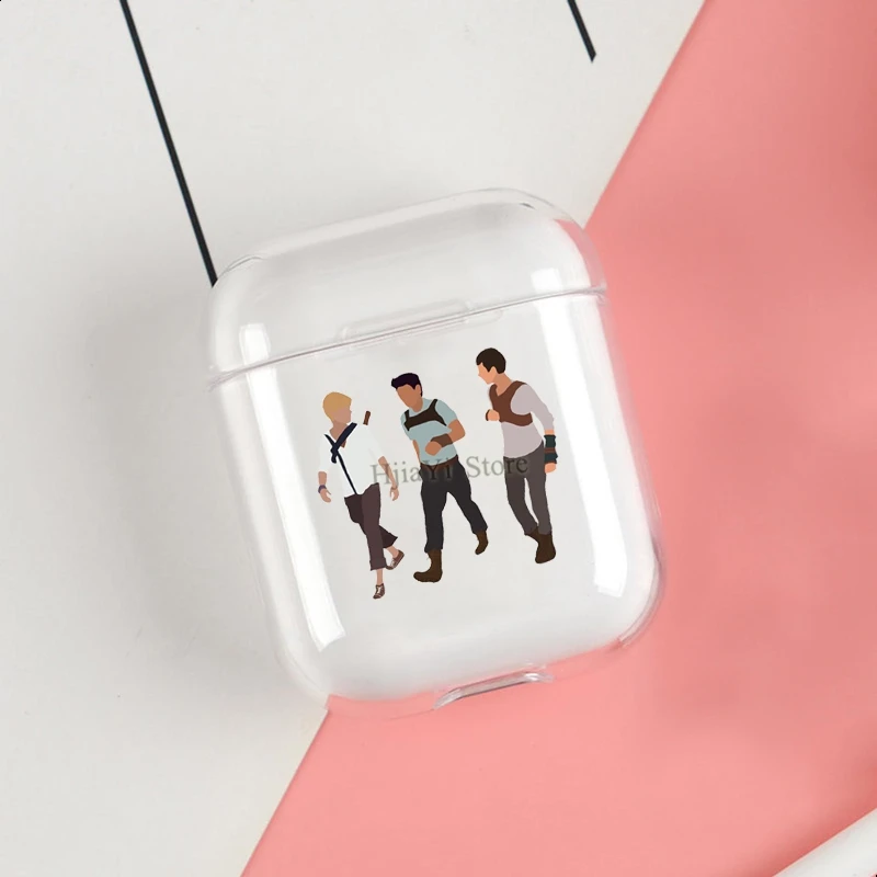 Крутые прозрачные чехлы The Android runner trio для Apple Airpods 1 2 беспроводные наушники Bluetooth