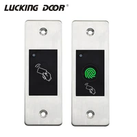 lp66 waterproof metal embedded access control machine rfid 125khz induction fingerprint access control all in machine