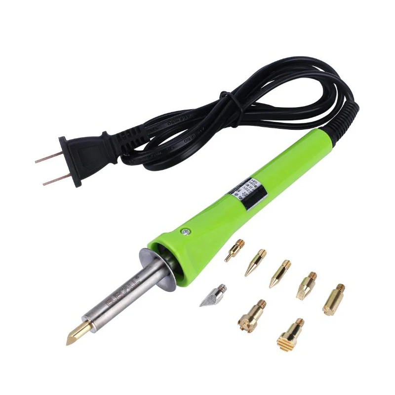 

ESI-118 древесная пирография для гравировки, набор инструментов для выжигания по дереву, вилка стандарта США и ЕС, 220 В 30 Вт