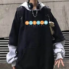 Худи в японском стиле Харадзюку С мультяшным рисунком аниме юру для лагеря, Женская забавная уличная одежда, модная Повседневная зимняя мужская толстовка с капюшоном, Топ