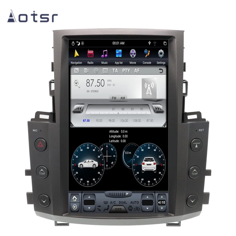 Автомобильный DVD-плеер Tesla styel Android 9 0 GPS-навигация для Lexus LX570 2007-2015 автомагнитола