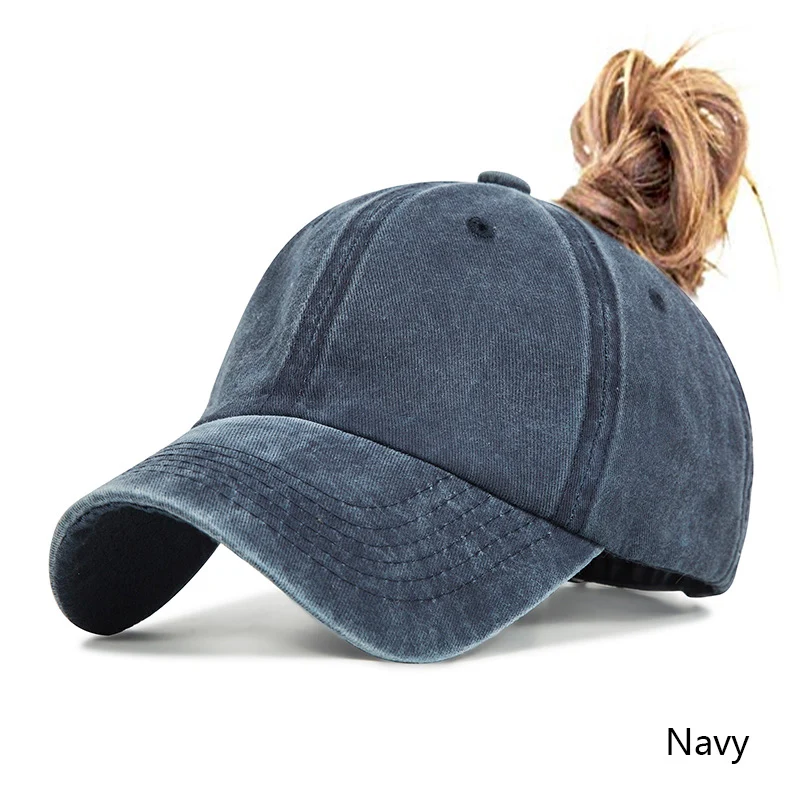 navy Evrfelan, одноцветная бейсболка, Женский хвостик, кепка s, удобная, Sanpback, кепка s для женщин, хлопковая кепка, весна-лето, gorras - Цвет: navy