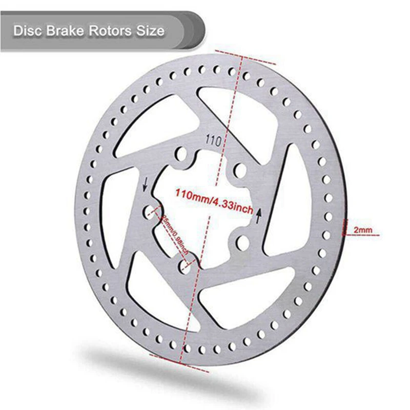 Electric Scooter Tire Disc Brake 110mm for Xiaomi M365 Replacement Parts DIY Accessories | &amp