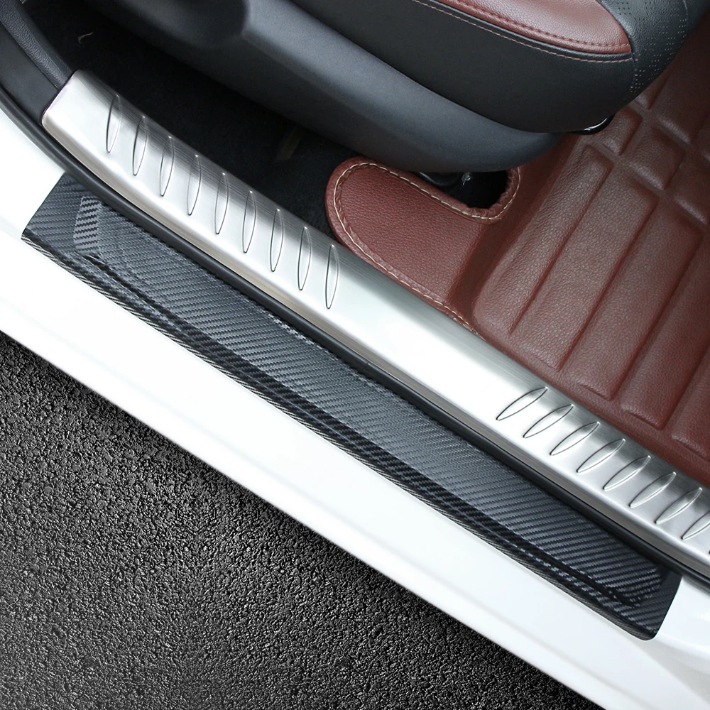 Наклейки на пороги автомобиля аксессуары для тюнинга Skoda Octavia 2 A7 A5 Fabia 3 Rapid Superb Kodiaq