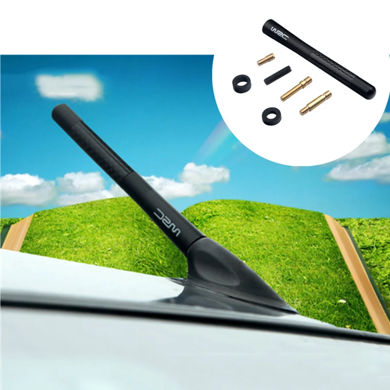 WRC углеродное волокно короткая антенна радио подходит для авто аксессуаров Honda CRV