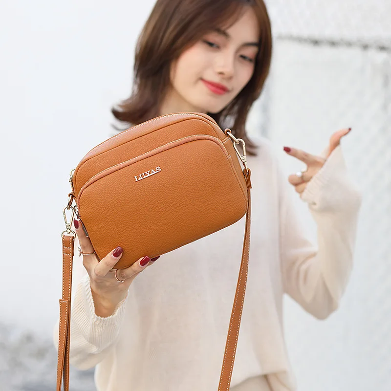 

Women's Bag 2021 New Trend Simple Solid Color Messenger Bags Single Shoulder Small Bag Korean Fashion Women's Bags