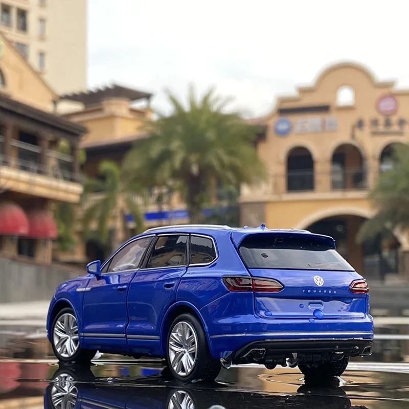 1:32 внедорожник Touareg легкосплавный автомобиль задний звук и светильник