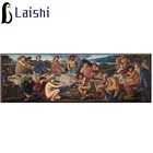 Большая Алмазная 5d картина сделай сам, праздничные квадратные и круглые фигурки старинных людей, европейские корты, всемирно известные картины, Декор