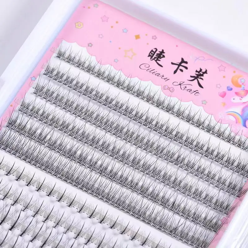 

240PCS Natural False Eyelashes 3D Faux Mink Lashes Dramatic Fluffy Wispy Volume Cross Reusable Eyelash Extention Makeup Tools