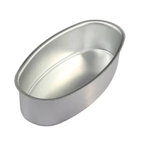 8 inches oval bread mould aluminum alloy non stick cheese cake pudding baking making mold
