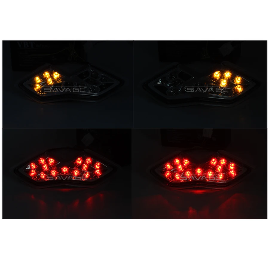 Для KAWASAKI KLE650 KLE 650 VERSYS 2010-2015 11 12 13 14 мотоцикл интегрированный светодиодный задний